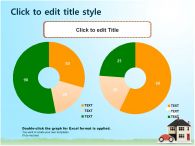 illustration illustrator PPT 템플릿 집과 자동차가 있는 템플릿(자동완성형 포함)_슬라이드11