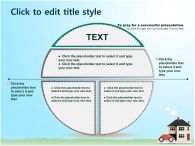 illustration illustrator PPT 템플릿 집과 자동차가 있는 템플릿(자동완성형 포함)_슬라이드19