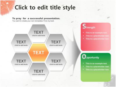 1종형 SWOT 다이어그램 피피티월드 PPT 템플릿 1종형 SWOT 다이어그램_슬라이드1