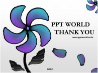 수채화 그라데이션 꽃 템플릿 PPT 템플릿 그라데이션 꽃 템플릿_슬라이드26