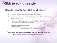 파티 보라색 리본의 선물 PPT 템플릿 보라색 리본의 선물_슬라이드1