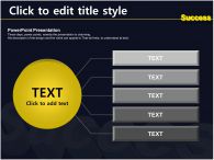 노란색 입체텍스트 효과 사업계획서 PPT 템플릿 입체텍스트 효과 사업계획서(자동완성형 포함)_슬라이드9