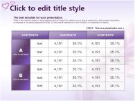 파티 보라색 리본의 선물 PPT 템플릿 보라색 리본의 선물(자동완성형 포함)_슬라이드19