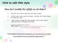  심플  디자인 PPT 템플릿 알록달록 회오리 템플릿(자동완성형 포함)_슬라이드2