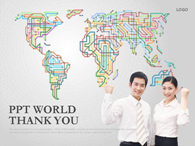 기업 지하철 PPT 템플릿 글로벌 성공 비지니스_슬라이드26