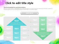 싱그러움 시원함 PPT 템플릿 산뜻한 수채화 템플릿(자동완성형포함)_슬라이드23