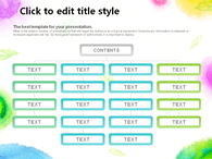 싱그러움 시원함 PPT 템플릿 산뜻한 수채화 템플릿(자동완성형포함)_슬라이드6