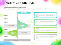 싱그러움 시원함 PPT 템플릿 산뜻한 수채화 템플릿(자동완성형포함)_슬라이드16