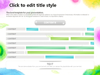 싱그러움 시원함 PPT 템플릿 산뜻한 수채화 템플릿(자동완성형포함)_슬라이드18
