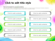 싱그러움 시원함 PPT 템플릿 산뜻한 수채화 템플릿(자동완성형포함)_슬라이드28