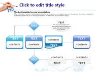 맑음 자연 PPT 템플릿 소중한 물(자동완성형포함)_슬라이드7