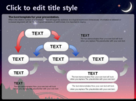 생활 배경 PPT 템플릿 별빛 달빛 풍경 여행_슬라이드10