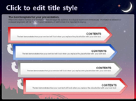 생활 배경 PPT 템플릿 별빛 달빛 풍경 여행_슬라이드15