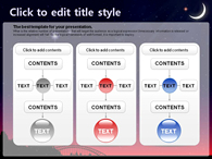 생활 배경 PPT 템플릿 별빛 달빛 풍경 여행_슬라이드18