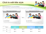 화합 다정 PPT 템플릿 가족과 함께 하는 독서(자동완성형포함)_슬라이드26