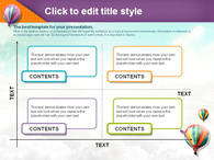 알록달록 비행 PPT 템플릿 희망의 열기구 여행(자동완성형포함)_슬라이드10
