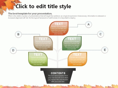 알파벳 도형 PPT 템플릿 1종 연계형 다이어그램_슬라이드1