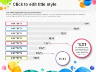 싱그러운 화려한 PPT 템플릿 컬러풀 버블 템플릿(자동완성형포함)_슬라이드27