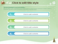 산타클로스 연말 PPT 템플릿 산타와 트리 일러스트(자동완성형포함)_슬라이드5