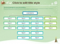 산타클로스 연말 PPT 템플릿 산타와 트리 일러스트(자동완성형포함)_슬라이드6