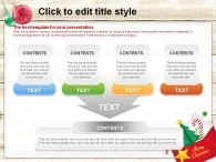엽서 메리크리스마스 PPT 템플릿 트리장식과 성탄절카드(자동완성형포함)_슬라이드32