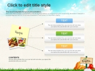 먹거리 싱싱한 PPT 템플릿 신선한 유기농 푸드 템플릿(자동완성형포함)_슬라이드9