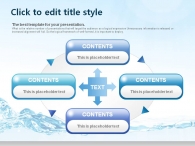 새싹 환경 PPT 템플릿 맑은 물 템플릿(자동완성형포함)_슬라이드12