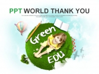 꽃 나무 PPT 템플릿 그린 에듀케이션 템플릿_슬라이드4