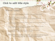 nature life PPT 템플릿 봄날의 벚꽃(자동완성형포함)_슬라이드4