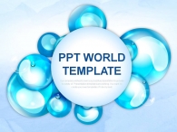 깨끗함 소중함 PPT 템플릿 글로벌 블루 비즈니스(자동완성형포함)_슬라이드1