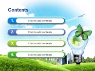 파워포인트 ppt PPT 템플릿 신재생 에너지 도시 건설_슬라이드1