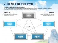 고층빌딩 하늘 PPT 템플릿 친환경 도시 계획 템플릿(자동완성형포함)_슬라이드15