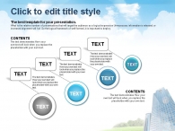 고층빌딩 하늘 PPT 템플릿 친환경 도시 계획 템플릿(자동완성형포함)_슬라이드35
