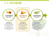 요리 부엌 PPT 템플릿 건강한 그린 푸드 제안서 템플릿(자동완성형포함)_슬라이드12