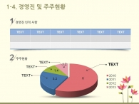 풍경 동물 PPT 템플릿 봄을 알리는 꽃과나비 일러스트 템플릿(자동완성형포함)_슬라이드8