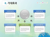 연파란색 sky-blue PPT 템플릿 지구는 하나(자동완성형포함)_슬라이드25