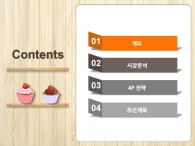 세부일정계획 기대효과 PPT 템플릿 맛있는 머핀이 있는 베이커리(자동완성형포함)_슬라이드2