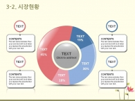 풍경 동물 PPT 템플릿 봄을 알리는 꽃과나비 일러스트 템플릿(자동완성형포함)_슬라이드14