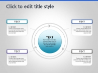 팀워크 표시 PPT 템플릿 심플한 블루 큐브 그래픽(자동완성형포함)_슬라이드10