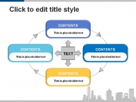 화살표 입체 PPT 템플릿 10종 연계형 다이어그램02_슬라이드19