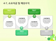 예상수익 세부일정계획 PPT 템플릿 다각형 그린 패턴 그래픽(자동완성형포함)_슬라이드22