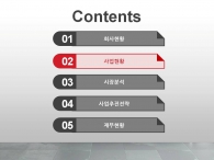 심플한 깔끔한 PPT 템플릿 글로벌 비즈니스를 위한 도약_슬라이드1
