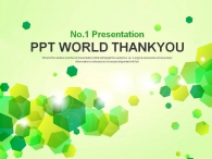 예상수익 세부일정계획 PPT 템플릿 다각형 그린 패턴 그래픽_슬라이드4