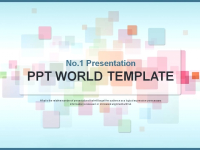프레젠테이션 화려한 PPT 템플릿 은은한 컬러 도형 그래픽(자동완성형포함)(메인)