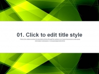 사선 실선 PPT 템플릿 그린 라인 패턴 그래픽_슬라이드2