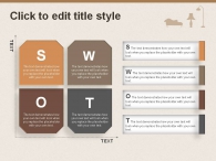 디자인 아이콘 PPT 템플릿 모던한 브라운 원목 가구(자동완성형포함)_슬라이드11
