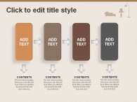 디자인 아이콘 PPT 템플릿 모던한 브라운 원목 가구(자동완성형포함)_슬라이드16