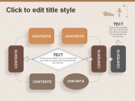 디자인 아이콘 PPT 템플릿 모던한 브라운 원목 가구(자동완성형포함)_슬라이드17