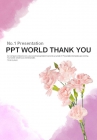 사랑 love PPT 템플릿 핑크톤의 카네이션_슬라이드36