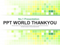 모던한 공간 PPT 템플릿 심플한 그린 모자이크 패턴(자동완성형포함)_슬라이드36